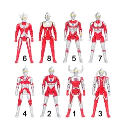Genuine Japan Anime Ultraman Action Figure Joints Movable Dolls Capsule Gashapon Toy Soft Gel Ultraman Monster for Kids Gifts