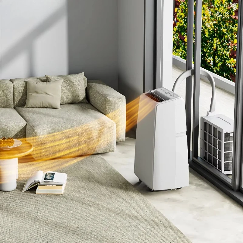 FL Customized New High Efficiency Portable Electrical Split Air Conditioner with Heating Cooling Function for Hotel Car & Room