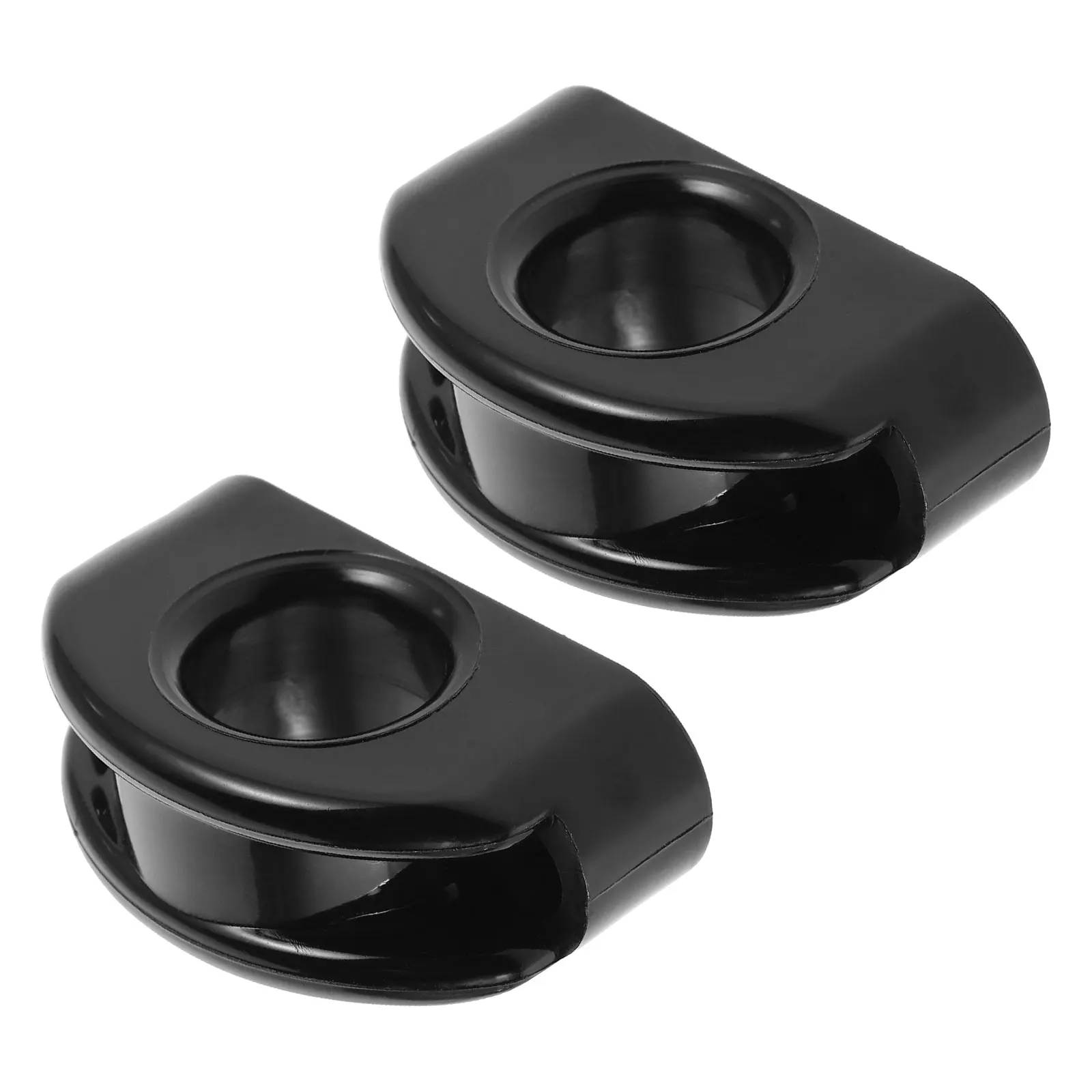 

2 Pcs Wire Guide Fishing Rod Roller Ring Groove Pulley Nylon Canoe Mechanical Equipment Kayak Rings