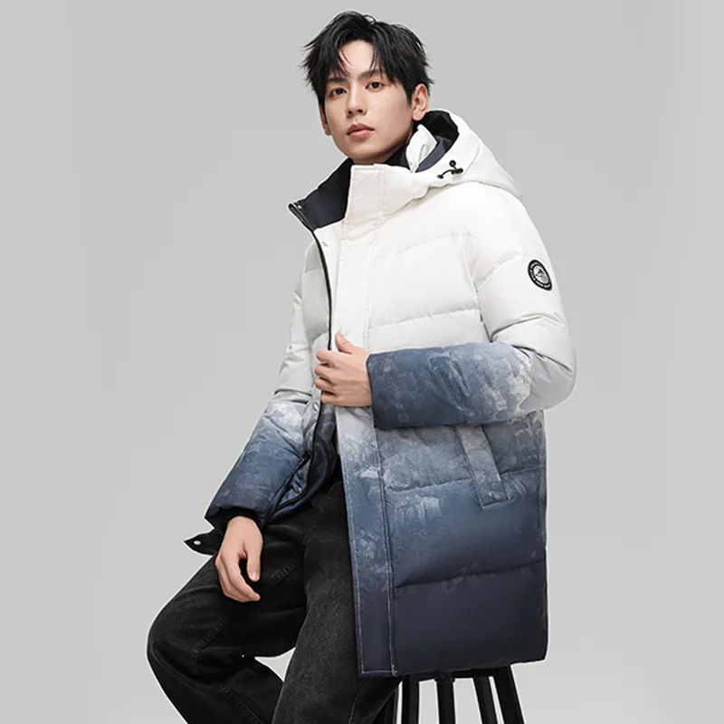 الرجال الشتاء أسفل معاطف السترة سترة الملابس الدافئة مقنعين سترة منفوخة العلامة التجارية الفاخرة الحشو سميكة قصيرة وسادة مبطنة HWY288