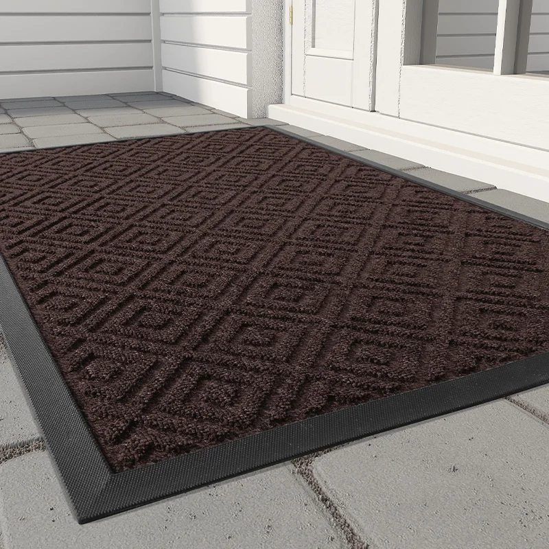 Entry Door Mat Outdoor Doormat Household Rubber Rubbing Grinding Foot Anti-skid Floor Carpet Durable And Wear-resistant Home Rug - Image 5
