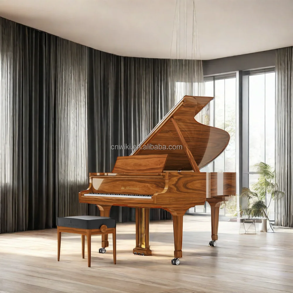 Grand Piano Brown Acoustic For School Piano