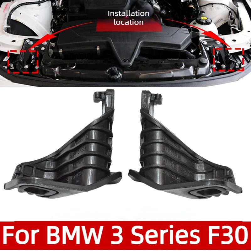 (LHD) Headlight Mounting Bracket For BMW 3 Series F30 Accessories 2019/2018,Anti-Shake Anti-Slip Moisture-Proof 2012-2017