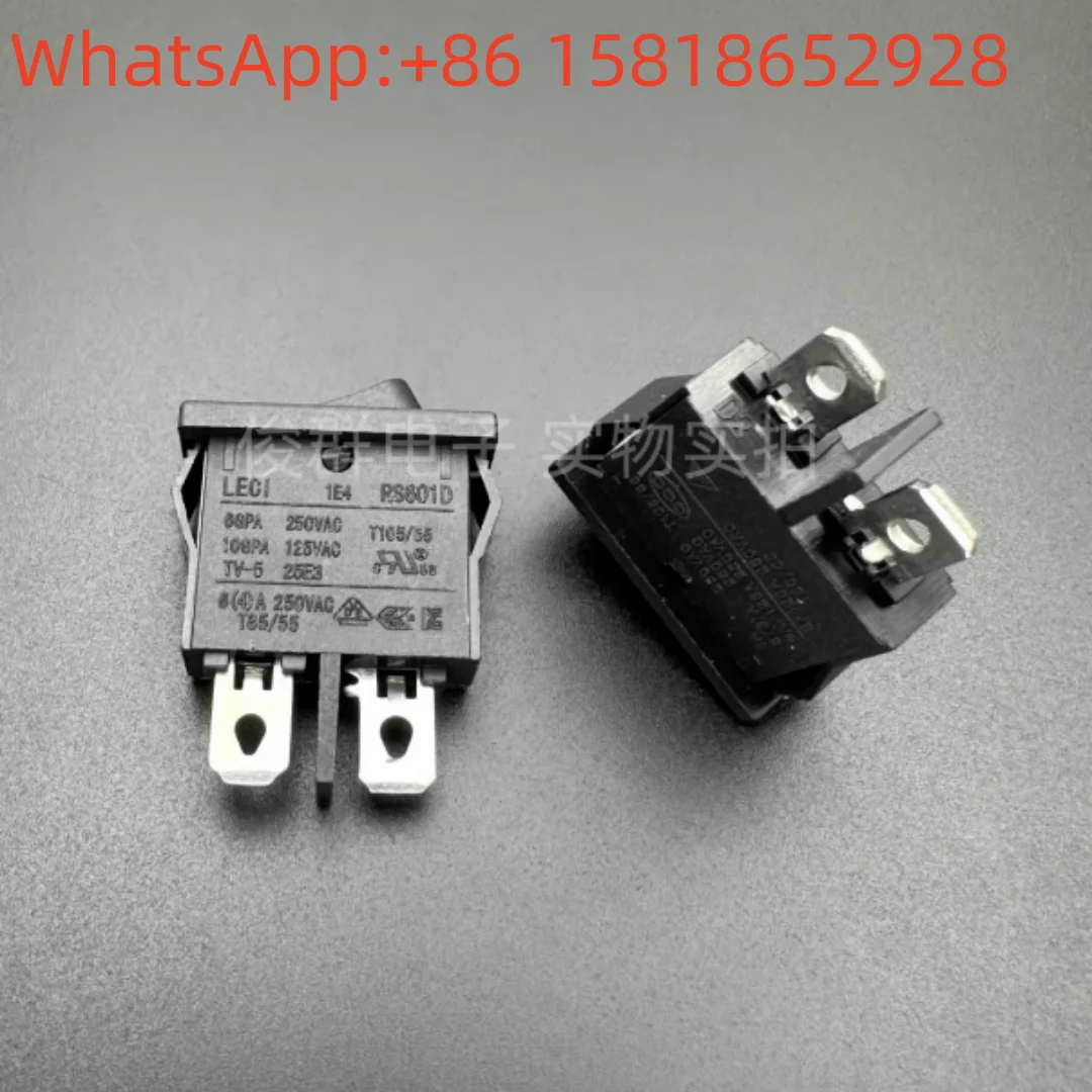5pcs LECI Magnetic RS601D Slim Rocker Boat Switch 2 Positions 2 Pins 8A Push Button Power Rocker Button