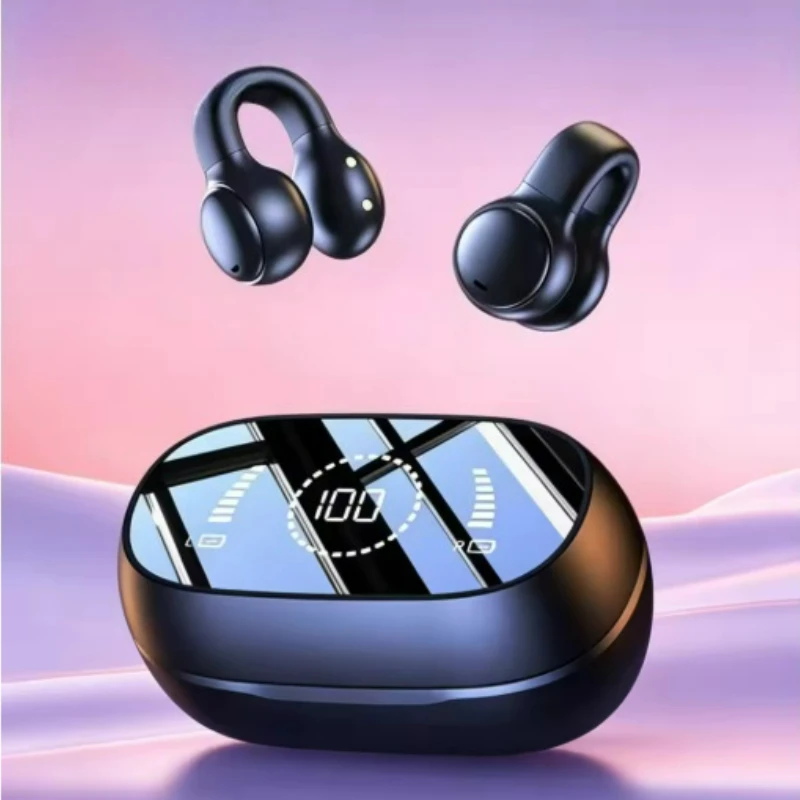 2028 NEW QCY Original M47 Wireless Earbuds Bluetooth Headset Bone Conduction Sport Earphones With Mic Charging