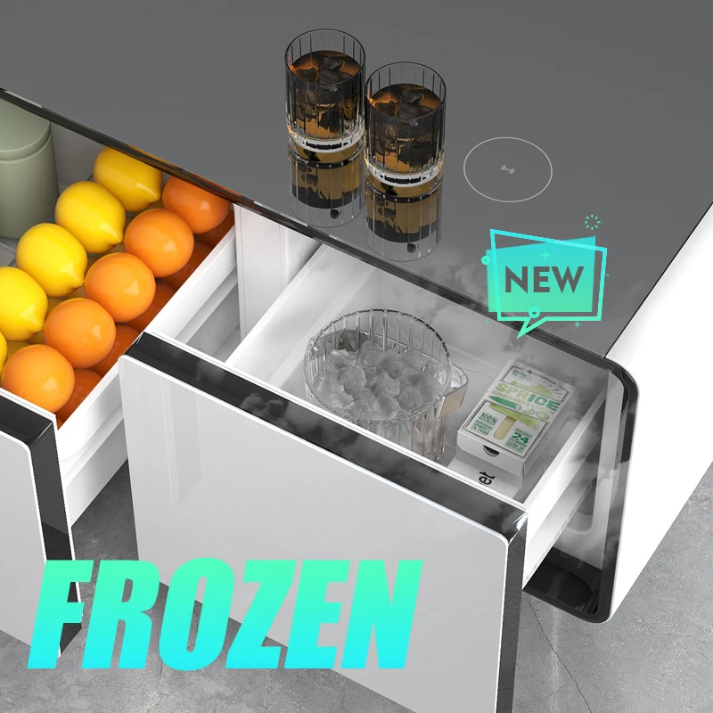 Lving Room Frozen Fridge Coffee Table Smart Home Appliance Fridge