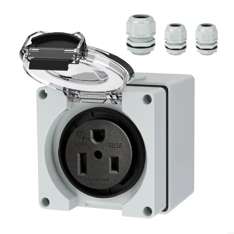 

50 Strengthen 250V Electrical Outlet Box THREAD 6 50R Receptacle Commercial