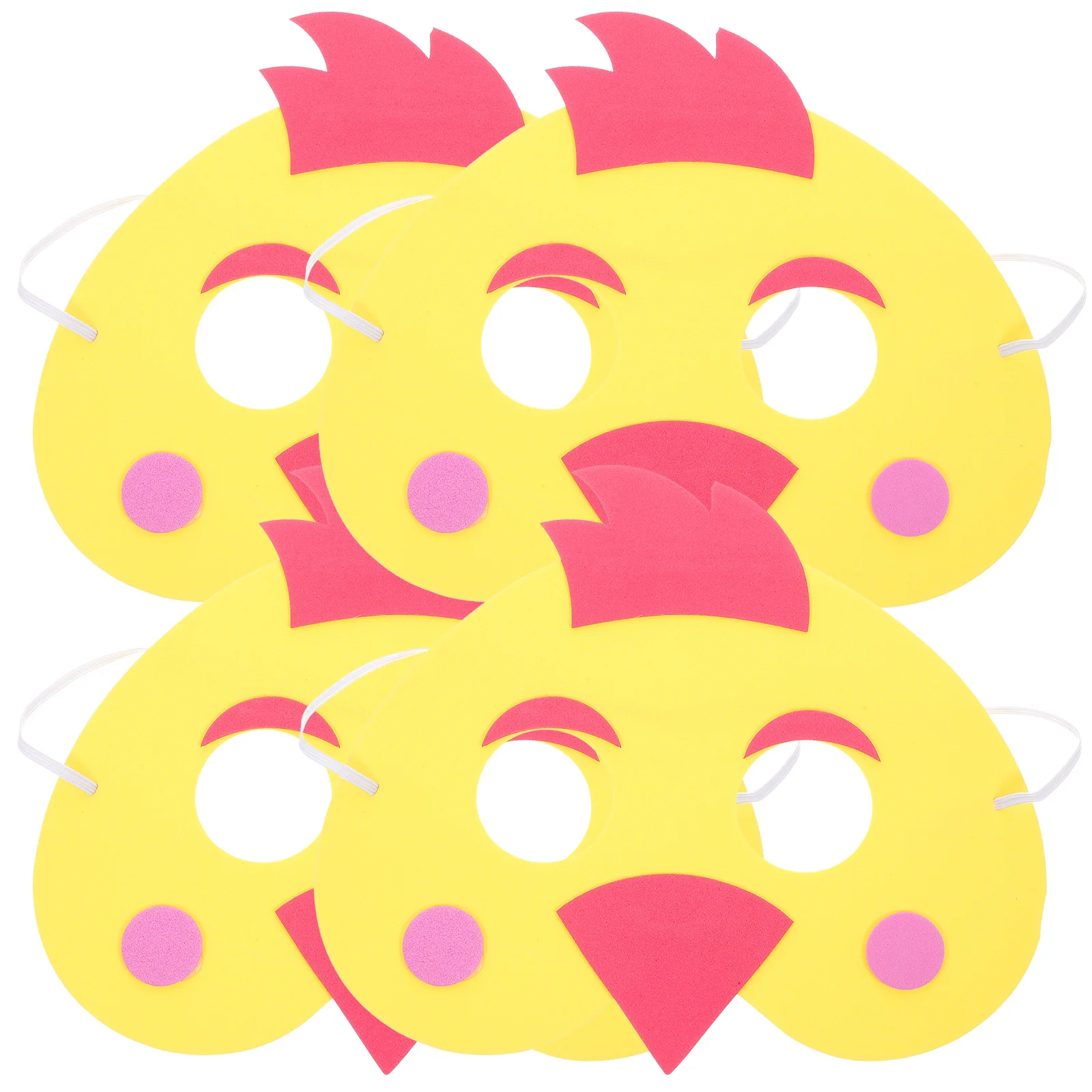 4Pcs Kids Animal Masks Cartoon Felt Lightweight Birthday Party Performance Role Play Photo Props Animal Mask Cartoon Mask