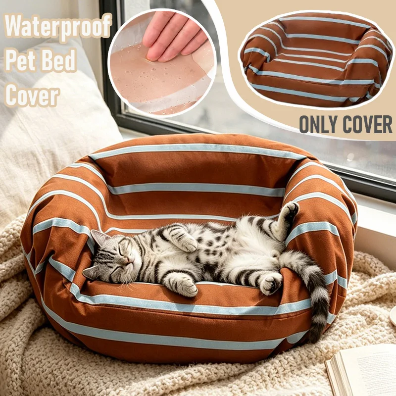 

Soft Grey Dog Bed Cover Removable Washable Pet Nest Replacement Cover Durable Mattress Cover Easy Clean For Dogs Of All Sizes