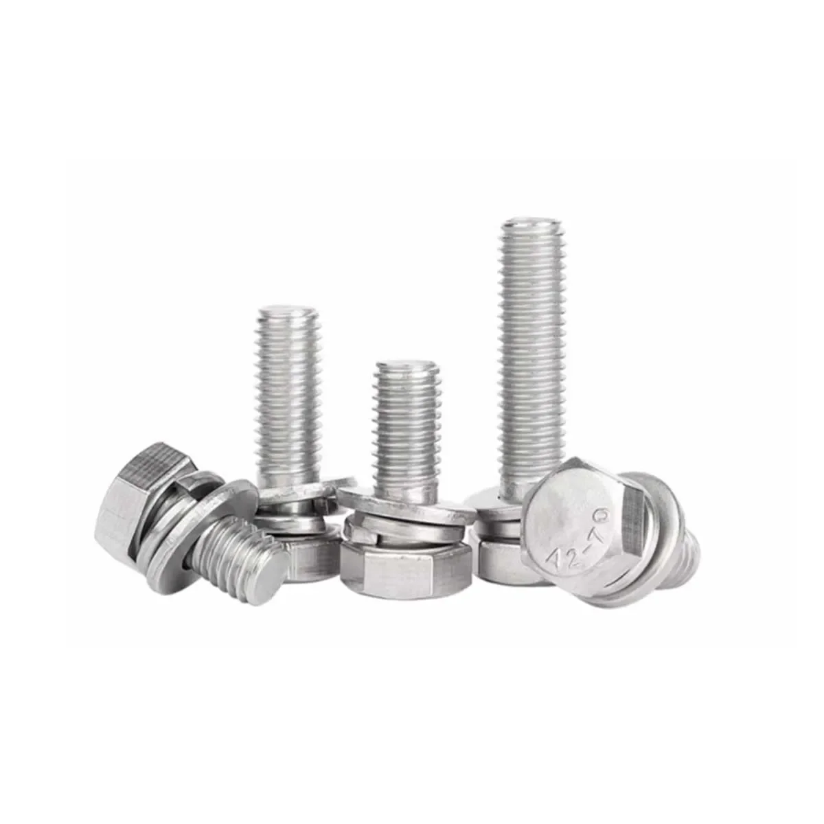 304 Stainless Steel External Hexagonal Triple Combination Screw M3M4M5M6
