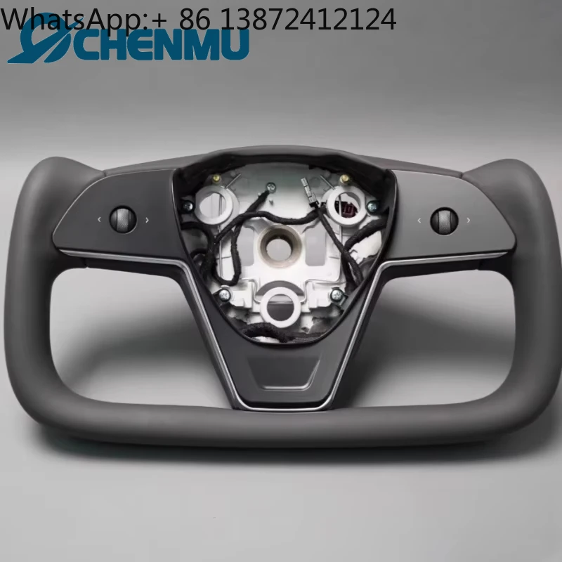 

Sport Style Carbon Fiber Steering Wheel, Suitable for Tesla Model S Model X Custom Car Accessories