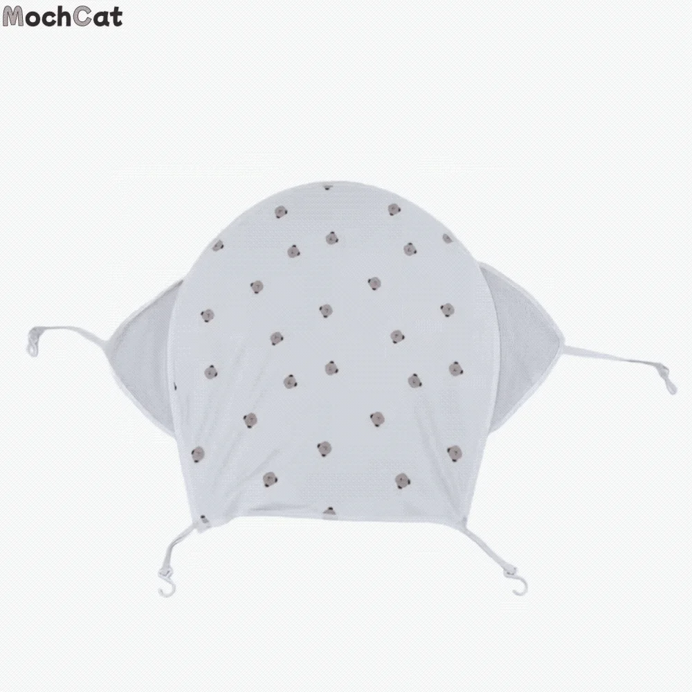 Extended Baby Stroller Sunshade Adjustment Lightweight UV Resistant Canopy Light Blocking Stretch Fabric Sun Blocker Cover