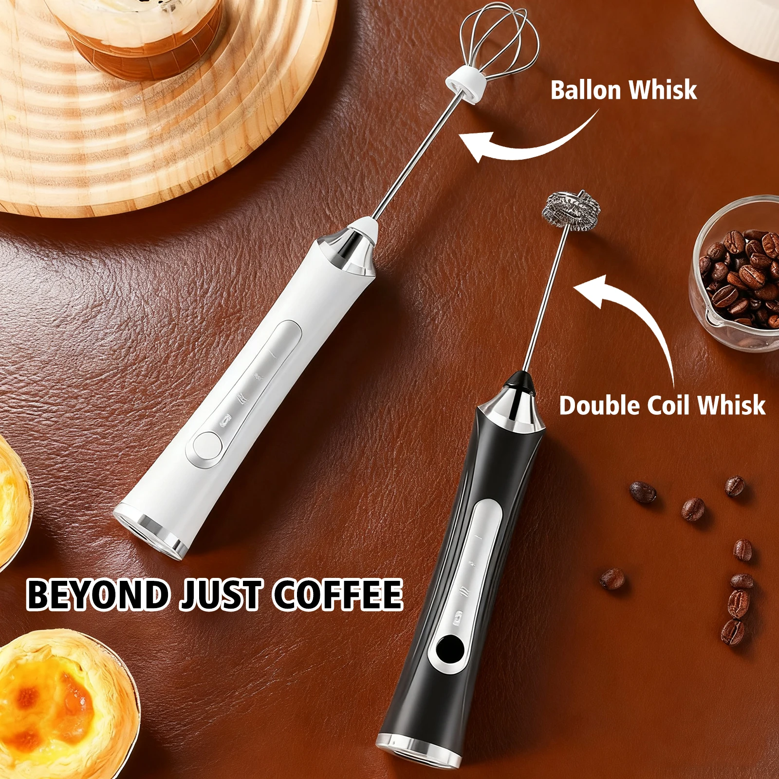 전기 커피 우유 거품기 충전식 휴대용 우유 거품 크림 메이커 커피 라떼 카푸치노에 적합