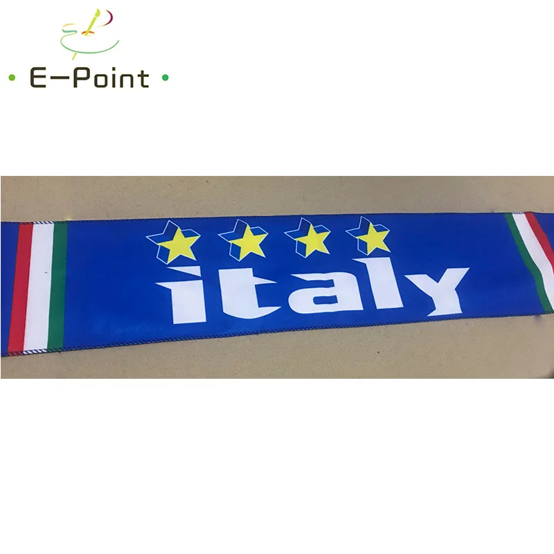 120*17 cm Size Italy Scarf for Fans Double-faced Printed NA029