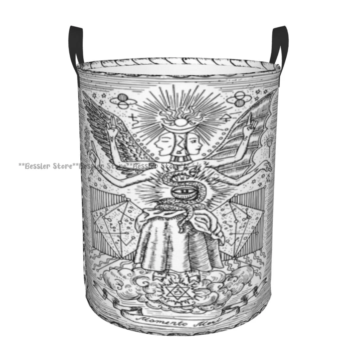 

Оккультный мистический духовный символ, богиня, мудрость, вечность, энергетическая сумка для хранения, домашняя корзина для грязного белья, органайзер для одежды