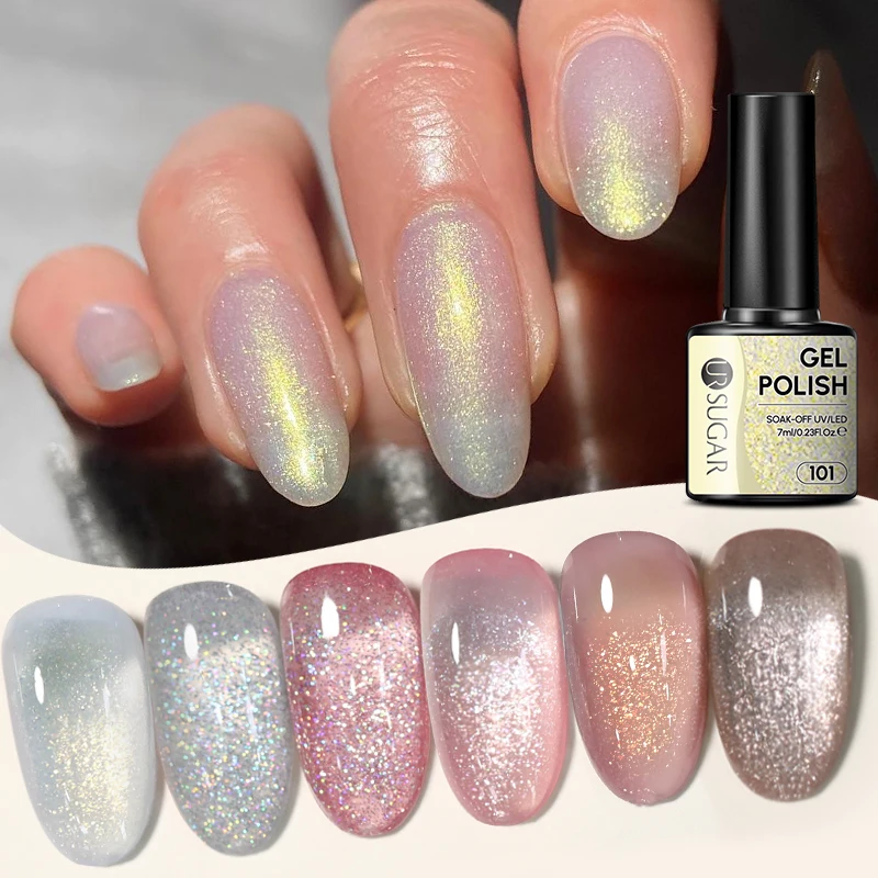 UR SUGAR 7 مللي بريق سلسلة جيل للأظافر البولندية مستلزمات الأظافر ورنيش شبه دائم نقع قبالة LED الأشعة فوق البنفسجية مسمار الفن مانيكير #2