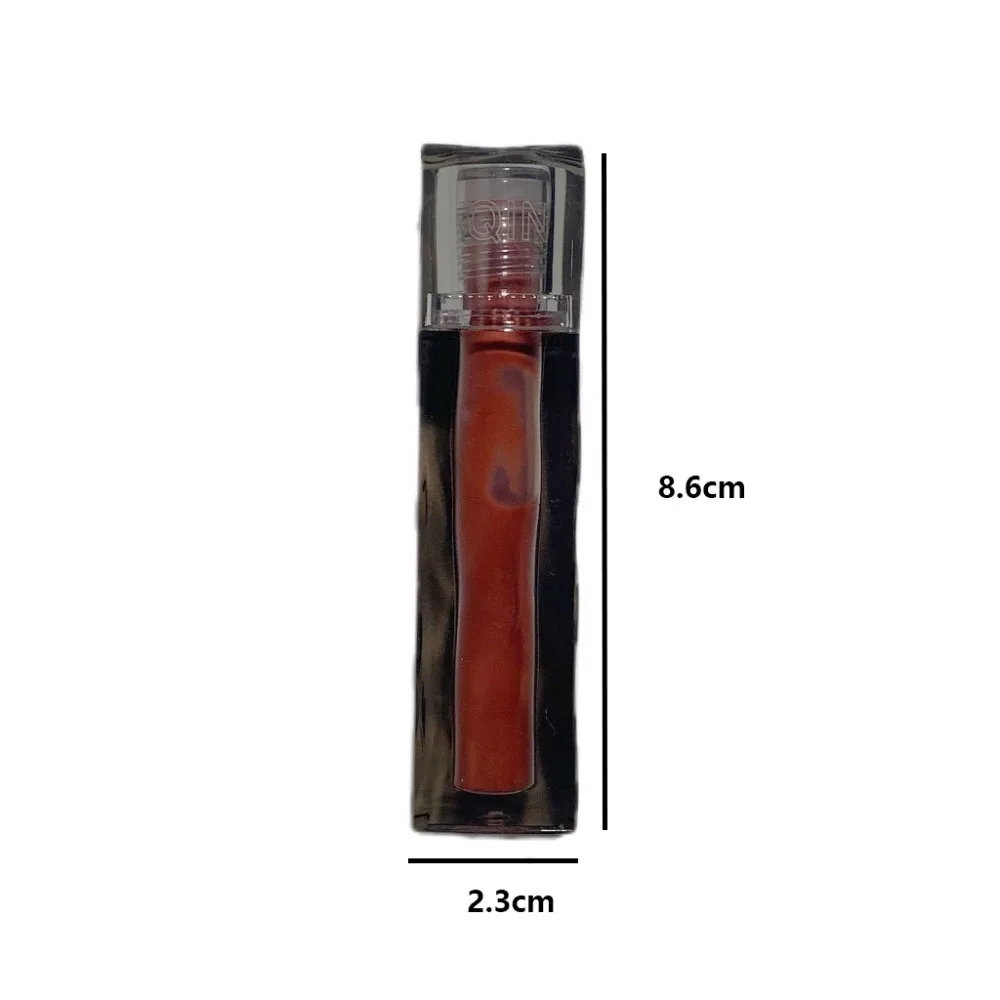 Sexy rote Lippentönung, 6-farbiges Färben, Lipgloss, Wasserkristall, langlebiger Lippenstift, Sommer, neues hochpigmentiertes Frauen-Lippenstift-Make-up