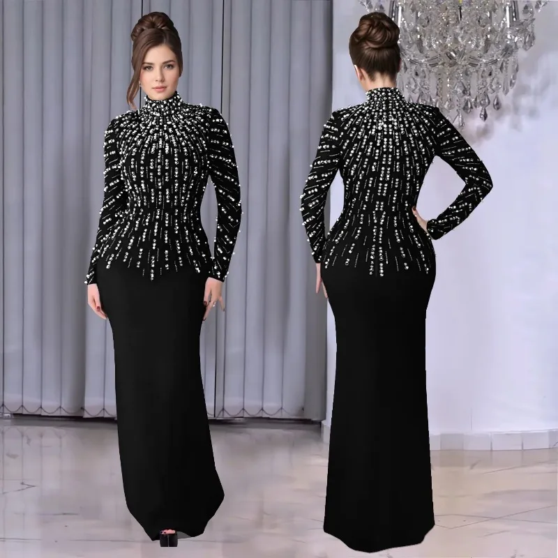 African Dashiki Maxi Dress for Women Vetement Femme Ankara Style Abaya Spring Autumn New 2025 Clothing from Africa