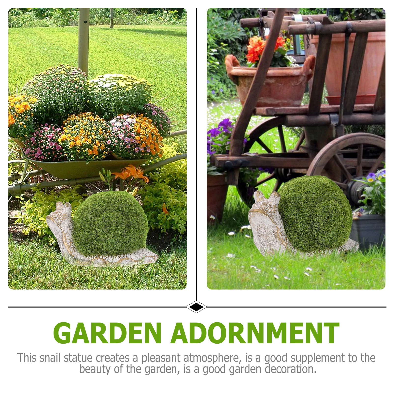 

Simulated Snail naments Resin Mini L Garden Adornment Decorative Items for Miniature Snails Accessories