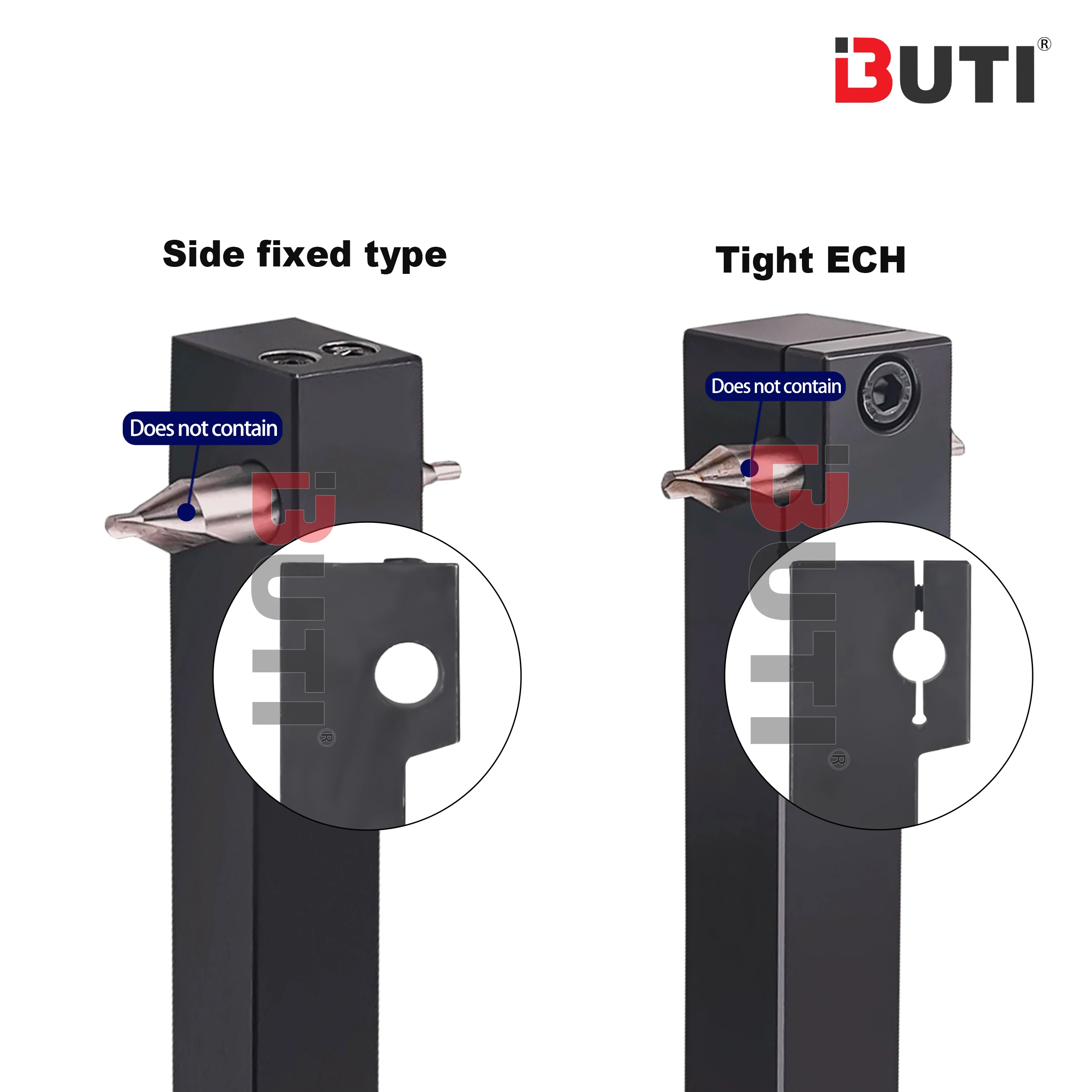 CNC Lathe Center Drill Cutter Bar ECH Series Cutter Bar 2020K10/ECH-2525M/05/06/08/10/12/14 Numerical Control Center Drill lathe