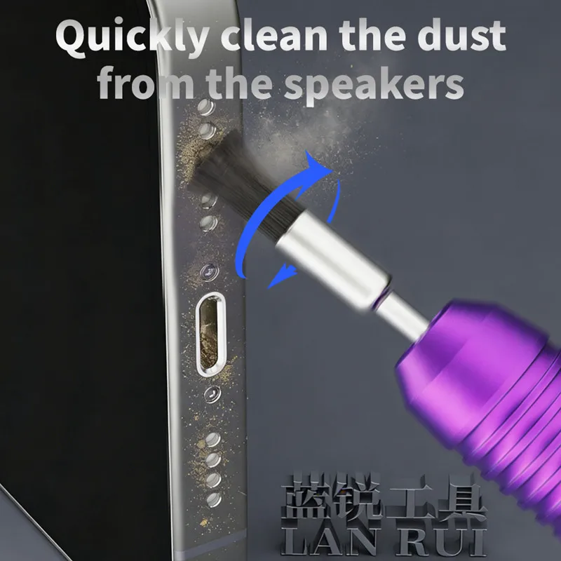 Lanrui 2.35mm/3.0mm 10PCS/BOX QB95 Dust Cleaning Brush Used To Clean Dust From Motherboards Tailports Earphones Speakers