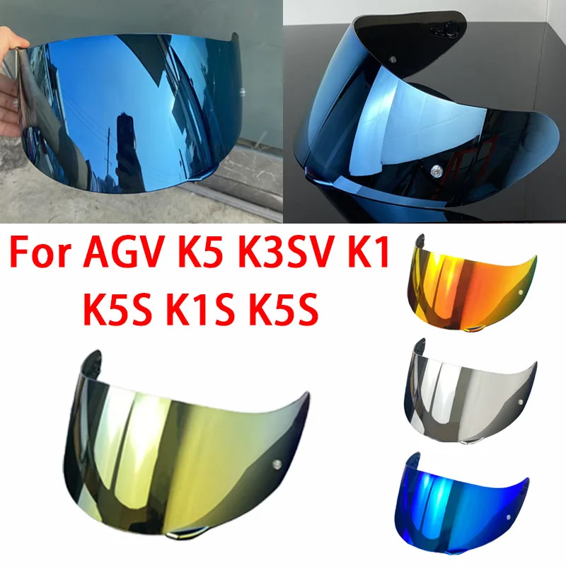 K5 K5S K5-S K3SV K1 K1S Motorcycle Helmet Shield for AGV Visera Casco Moto Visor K3SV helmet visors UV Protection