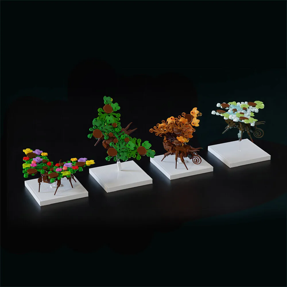 

C9252 LEAF BUTTERFLIES with 4 Seasonal Variations of the Pattern 470 Parts
