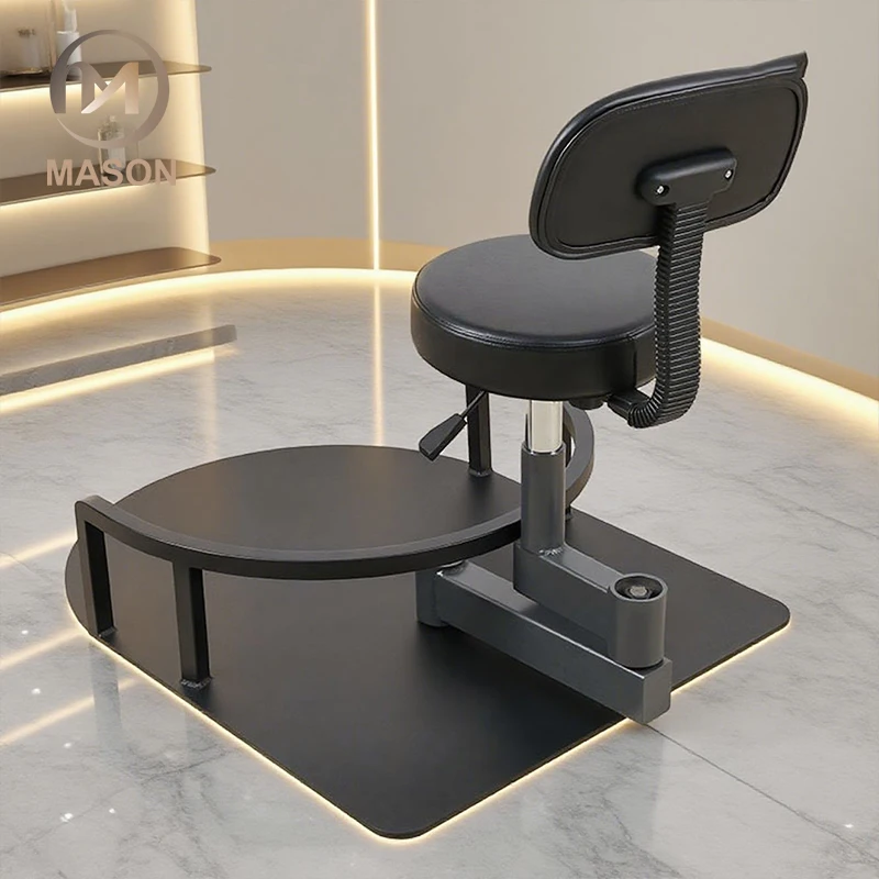 

Парикмахерское кресло для салона красоты, высококачественное, хит продаж, с двойным поворотным механизмом, регулируемая высота, 360 градусов ° Вращающееся парикмахерское кресло