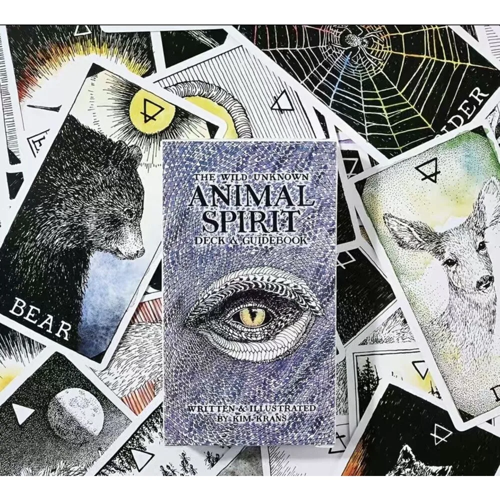 The Wild Unknown Animal Spirit Oracle Tarot Deck By Kim Krans Board games