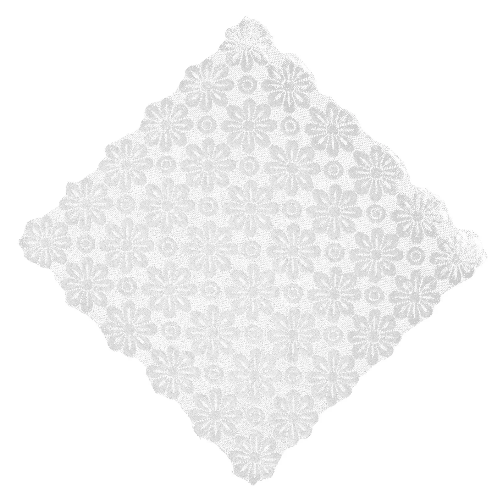 

White Lace Hollow Out Tablecloth Sunflowers Multifunction Dustproof Cover Microwave Washing Machine Piano Top Furniture Decor