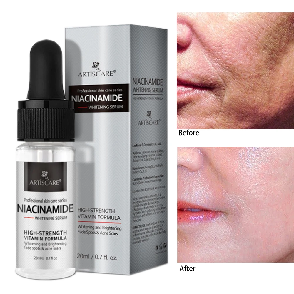 Niacinamide Serum For Face Acido Hialuronico Blanqueador De Piel Crema Hidratante Faciales Niacinamida Suero Facial Antiarrugas