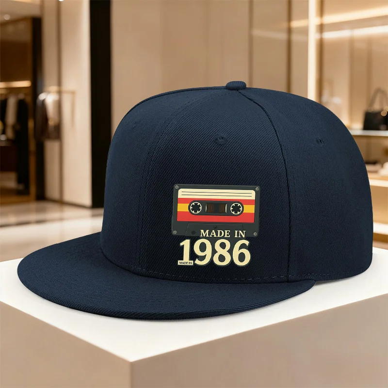 Retro Cassette Design Adjustable Hip-Hop Cap Lightweight Craft Hat 