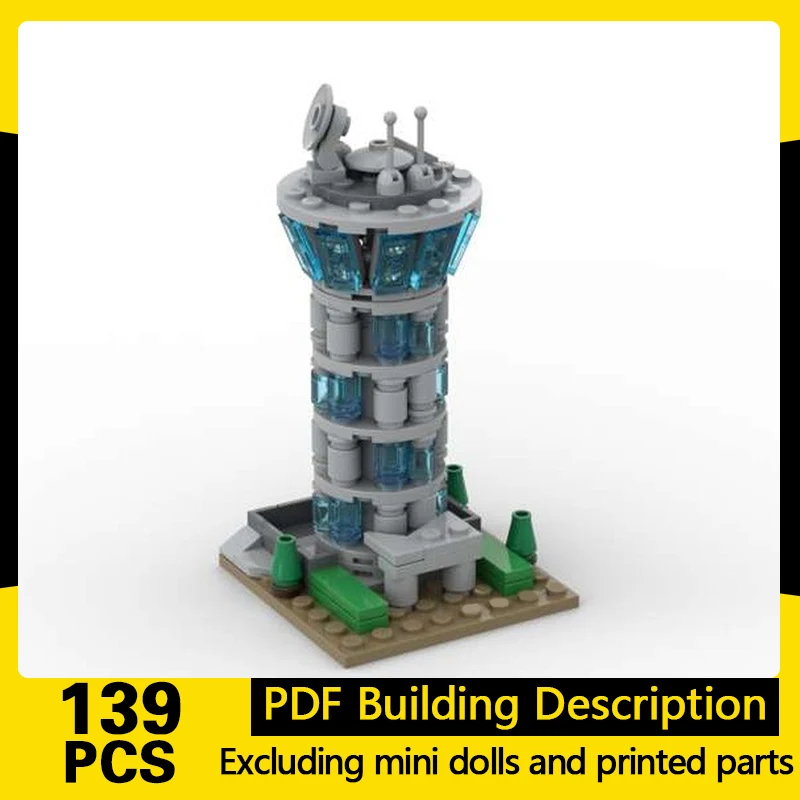 Street View Model MOC Building Bricks Security Observation Tower Modular Technology Gifts Holiday Assemble Children Toys Suit