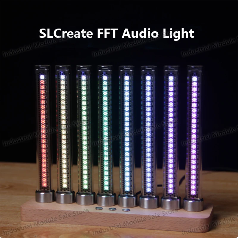 SLCreate FFT Audio Light Music Spectrum Light Cyberpunk Glow Tube Boyfriend Gift Atmosphere Light