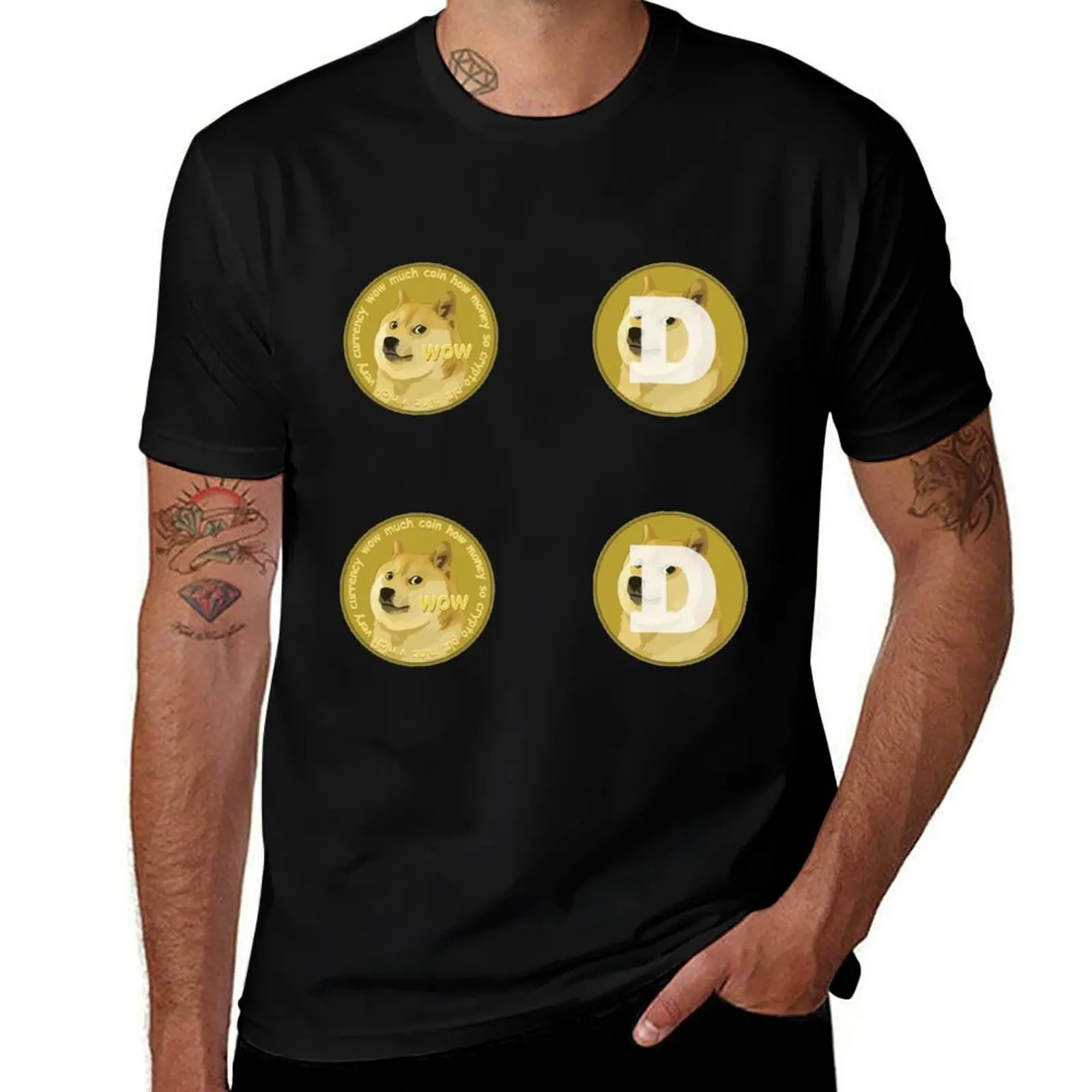 

Dogecoin *Value* Pack 4 T-Shirt funny t shirts dark humor funny t shirts man essential t shirt T-Shirt