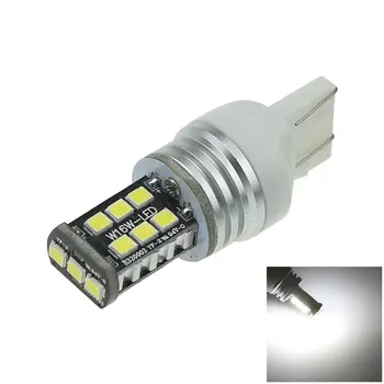 백색 RV 7443 브레이크 전구 캠핑카 램프, 15 이미터, 2835 SMD LED T20 W3X16Q G027-W, 1x 