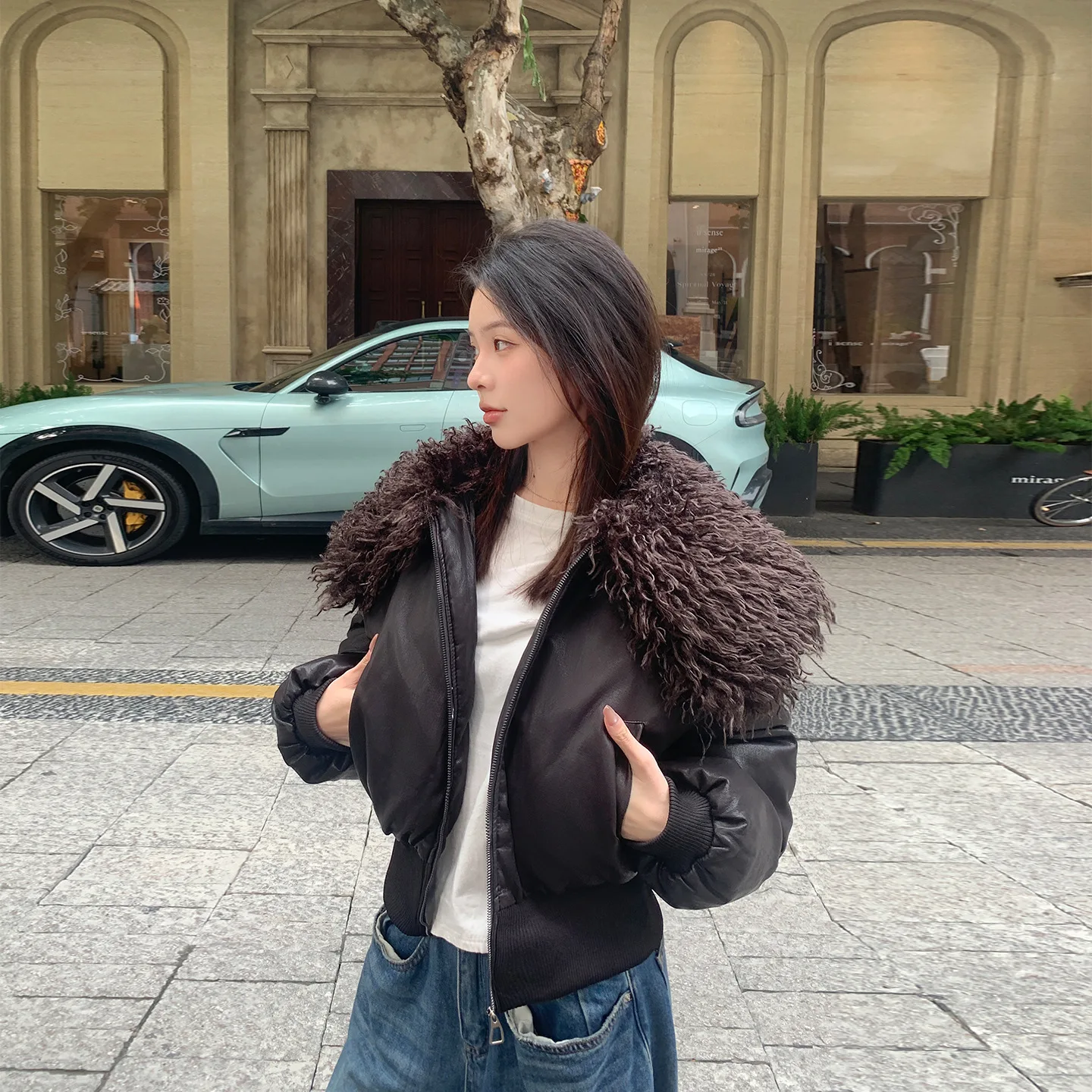 เสื้อโค้ทกันหนาวผู้หญิงแบบพาร์ - Sherpa Coat Women บทวิจารณ์และราคา