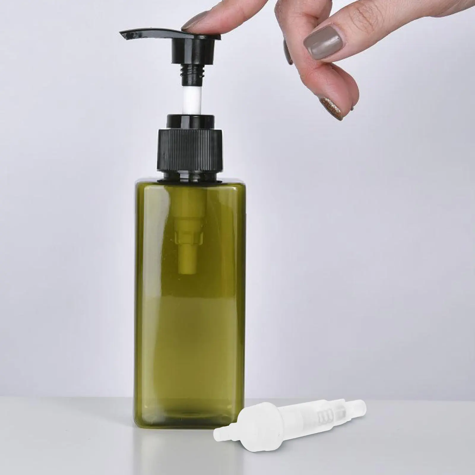 

Набор из 4 универсальных дозаторов-помп для мыла, шампуня, лосьона, для кухни и ванной, многоразовые емкости