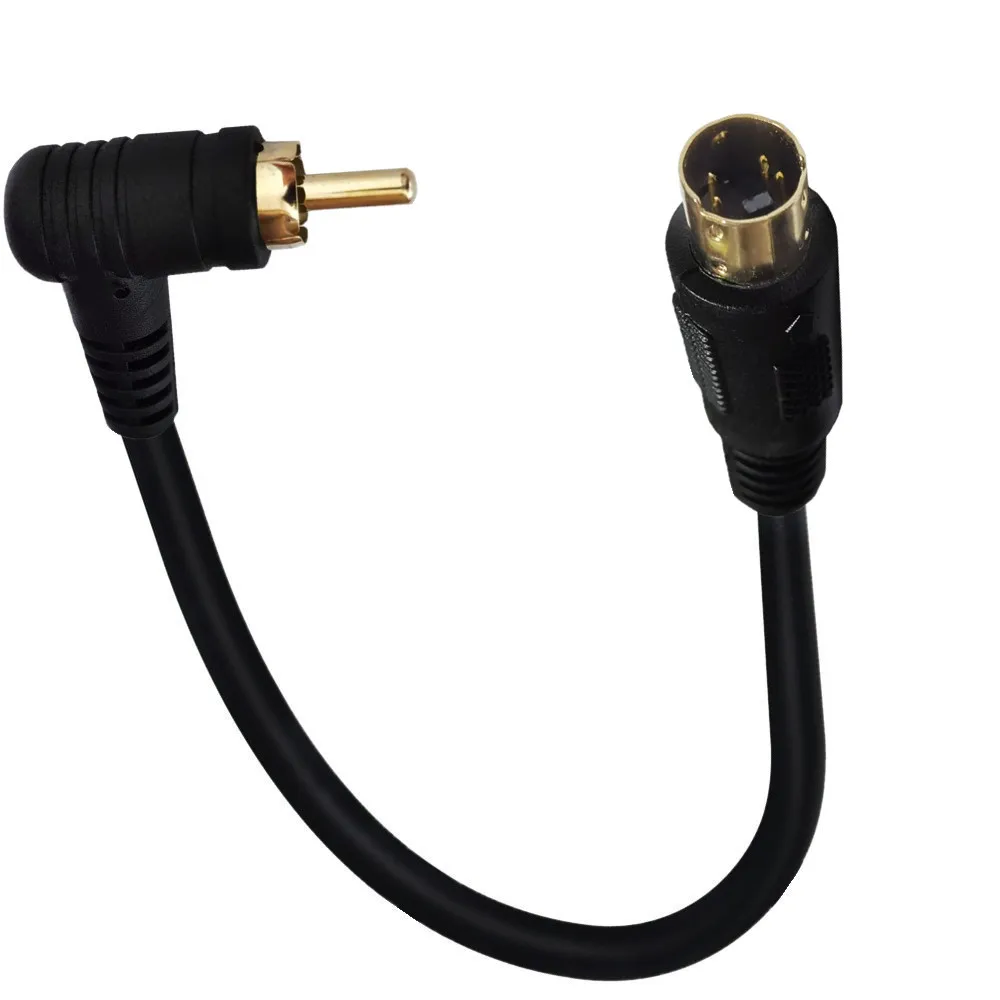 S-Video Male To RCA Male / Female Composite Video Adapter Plug Converter, Mini Din 4 PIN Coupler Extension Connector Cable