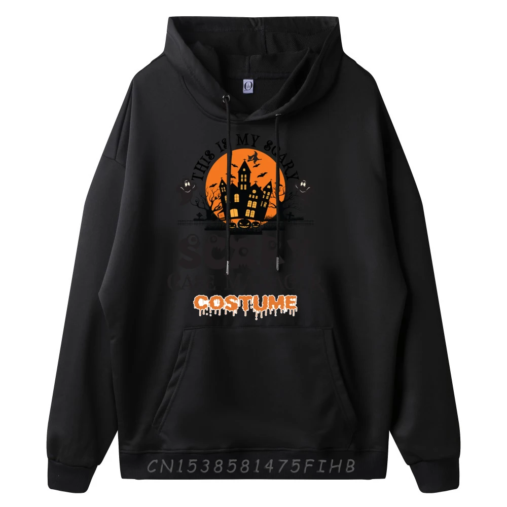 Scary Case Manager Halloween Costume Plain Hoodie Camiseta Vintage Style Christmas Sweater Man Hooded Shirt