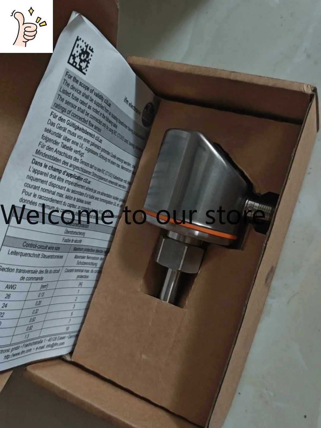 Yifumen Flow Sensor SI5004, With Original Packaging Box And Manual, Project Remaining Library