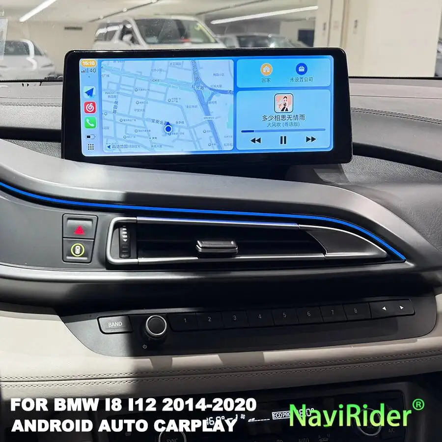 

10,25-дюймовый автомобильный радиоприемник с CarPlay для BMW I8 I12 2014-2020, Android 14, сенсорный экран, автомагнитола, GPS-навигация, мультимедийный видеоплеер