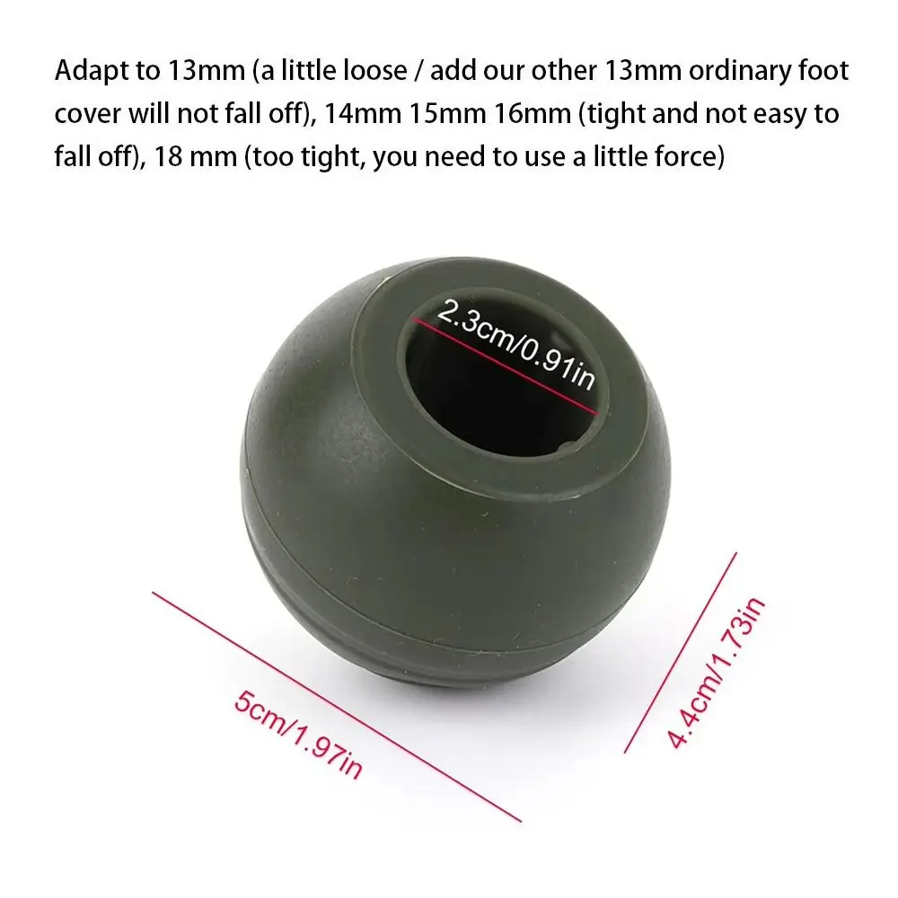 1/4Pcs Camping Chair Accessories Moon Chair Leg Covers Anti-slip Wear-resistant Leg Protectors Removable Anti-sag