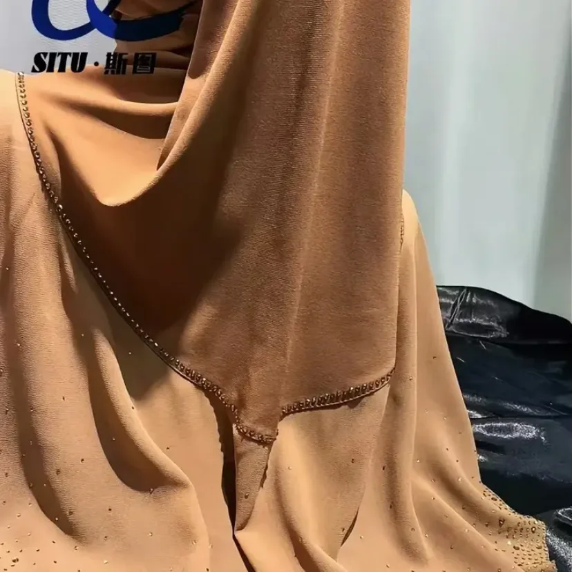 Glittery Shayla Moslem Malaysia Lady Long Cover Ready Hijab