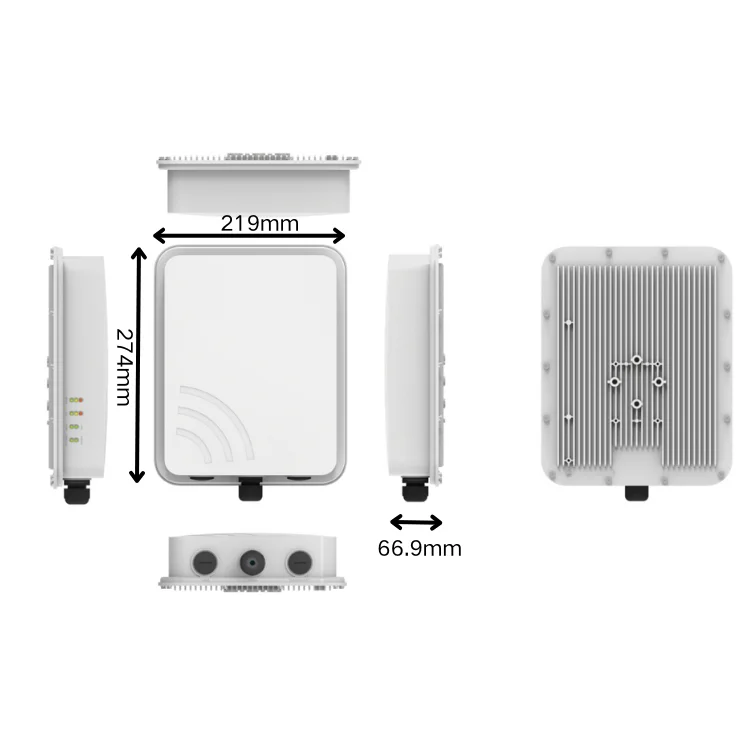 

MegaTower 5G Outdoor Router with WiFi6 160MHz Bandwidth and MU- MIMO Technology