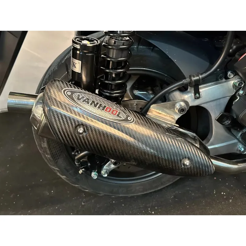 FBB 2024 New Arrival Factory Price Motorcycle Exhaust TIG Titanium Stainless Steel Exhaust Pipe for  PCX160 2023