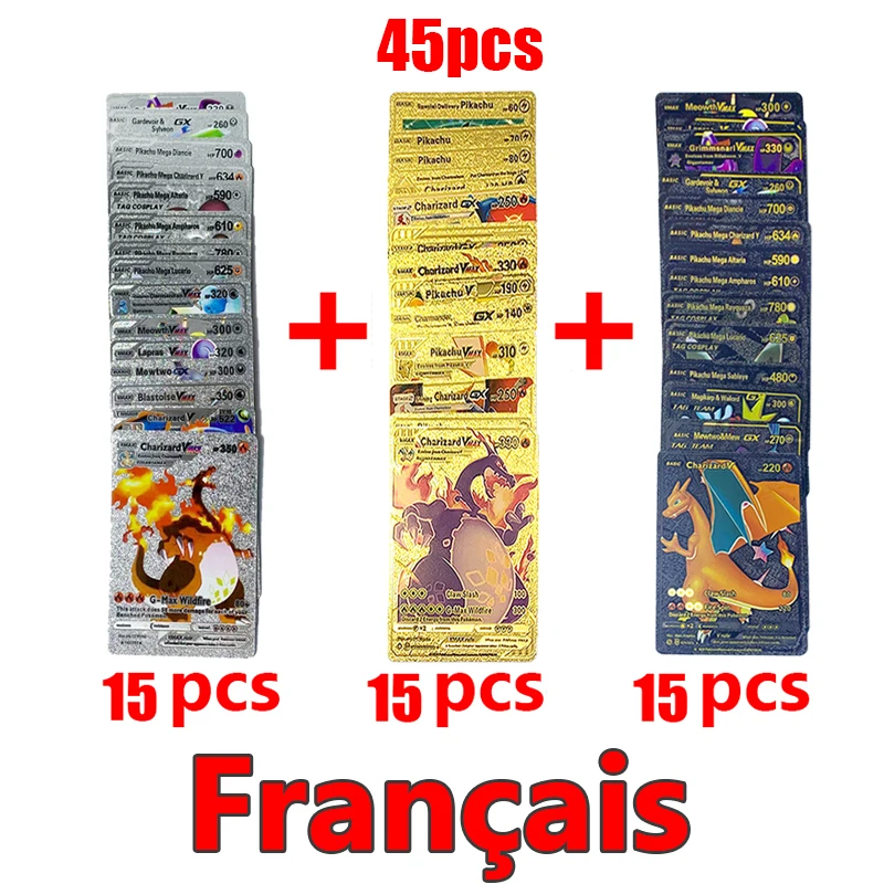 81–36 Stück Pokemon-Karten, deutsch, Spanisch, Französisch, Englisch, Vmax, GX, Energiekarte, Pikachu, seltene Sammlung, Kampftrainer, Jungen, Geschenke, Spielzeug