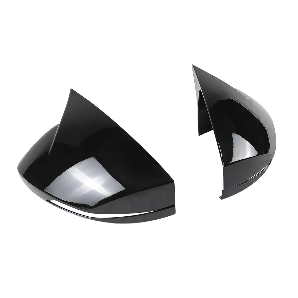 For Kia Sportage 2022 2023 2024 Car Rearview Side Mirror Cover Wing Cap Exterior Door Housing Shell Trim ABS Carbon/ Black