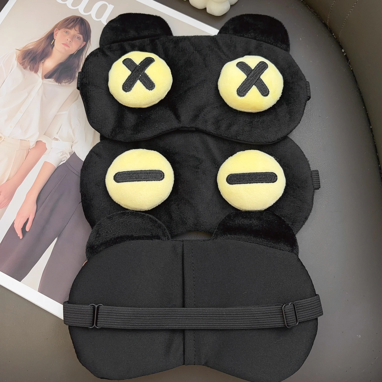 Cartoon Sleep Eye Mask Light Blocking Eye Cover Sleeping Mask Kids Eyes Shade Band Blindfolds Sleep Aids Travel Rest Eyepatch