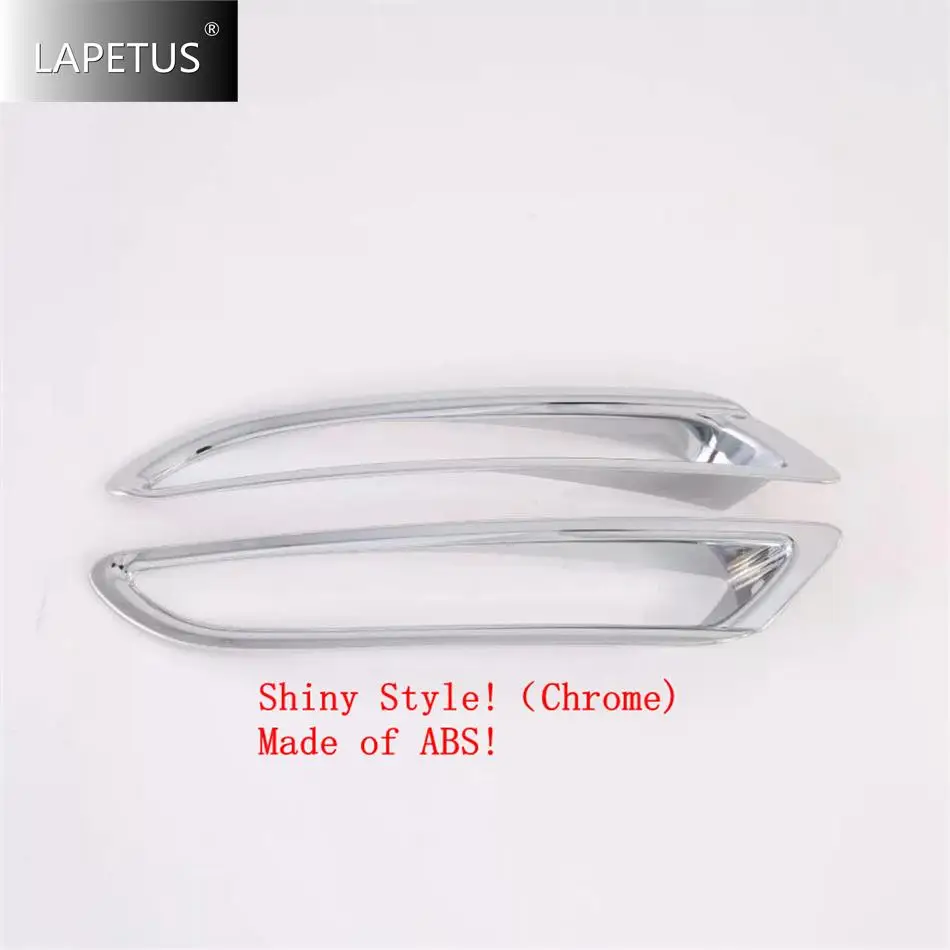 Car Accessories Rear Tail Bumper Fog Lights Foglight Lamps Frame Decor Cover Trim For Mazda 3 Sedan 2019 2020 Carbon Fiber Look